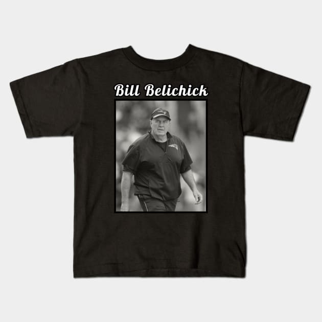 Bill Belichick / 1952 Kids T-Shirt by DirtyChais